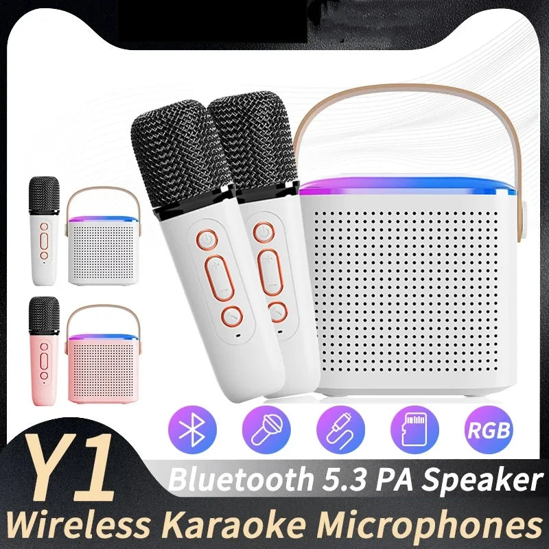  Dual Microphones Karaoke Machine